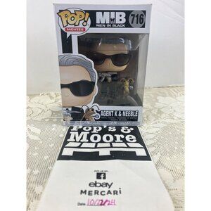 Funko Pop! Men In Black: Agent K & Neeble 716 Vinyl Figure New With Box Defects